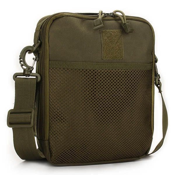 Herre Kvinder Nylon Sport Outdoor Tactical Army Ipad Skulder Crossbody Taske