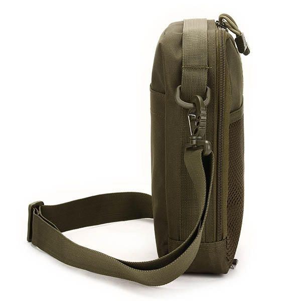 Herre Kvinder Nylon Sport Outdoor Tactical Army Ipad Skulder Crossbody Taske