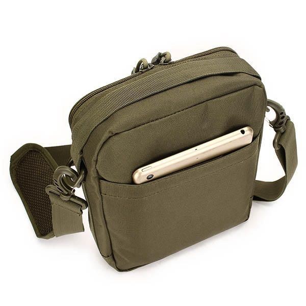 Herre Kvinder Nylon Sport Outdoor Tactical Army Ipad Skulder Crossbody Taske