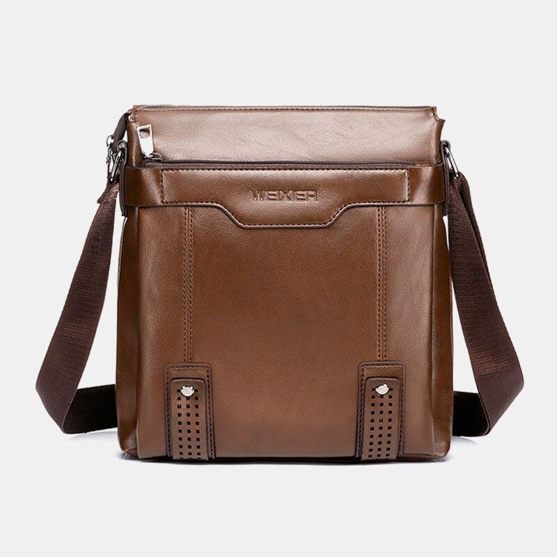 Herre Med Stor Kapacitet Crossbody-tasker Med Flere Lommer Casual Slidbestandig 6.5 Tommer Telefontaske Messenger Bag Skuldertaske