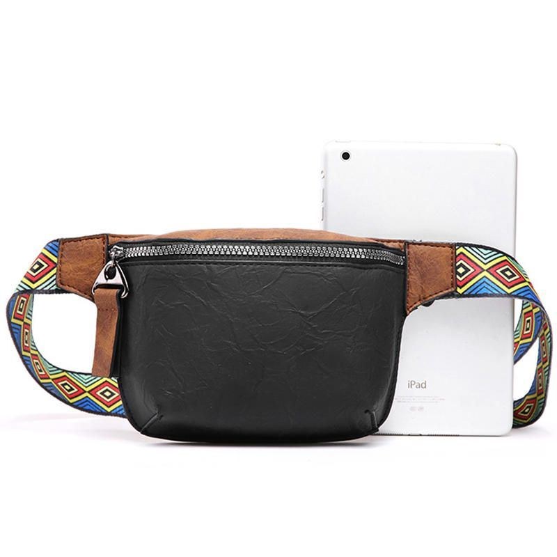 Herre Mode Casual Telefontaske Etnisk Strop Hip-hop Brystet Crossbody Taske