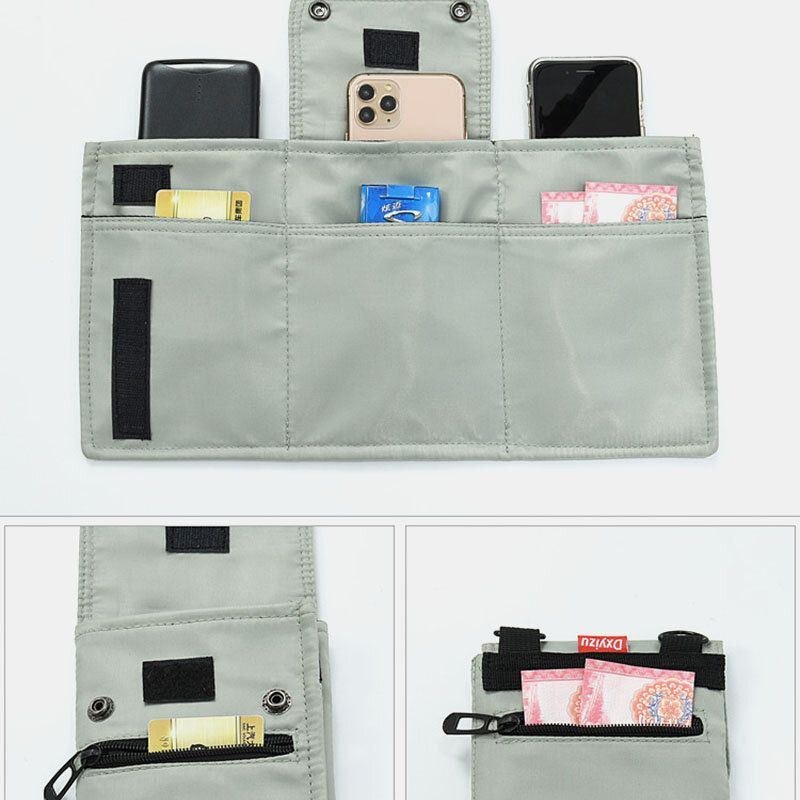 Herre Multi-bære Udvidelig Multifunktion Vandtæt Afslappet Telefontaske Crossbody Taske Sling Bag