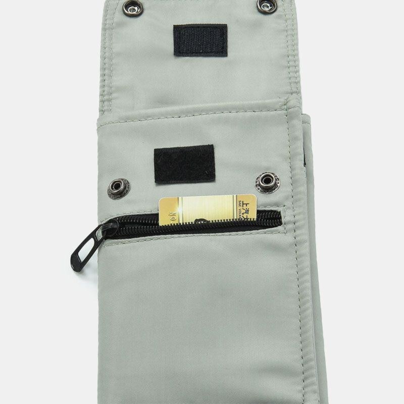 Herre Multi-bære Udvidelig Multifunktion Vandtæt Afslappet Telefontaske Crossbody Taske Sling Bag