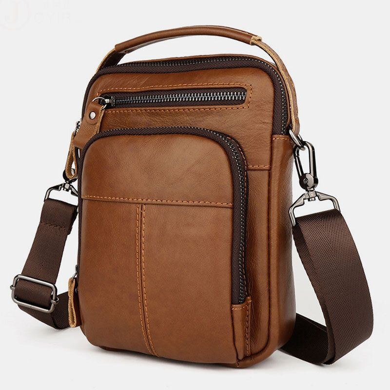 Herre Multi-pocket Retro 6.5 Tommer Telefontaske Taljetaske Ryg Tyverisikre Lommedesign Crossbody-tasker Bæltetaske