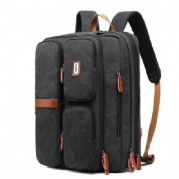 Herre Multifunktionel Laptop Rygsæk Crossbody Taske