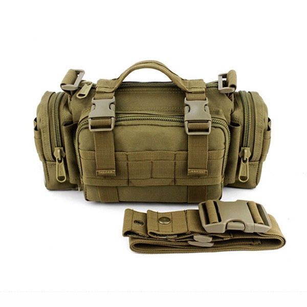 Herre Multifunktionel Tactical Outdoor Camouflage Crossbody Brysttaske