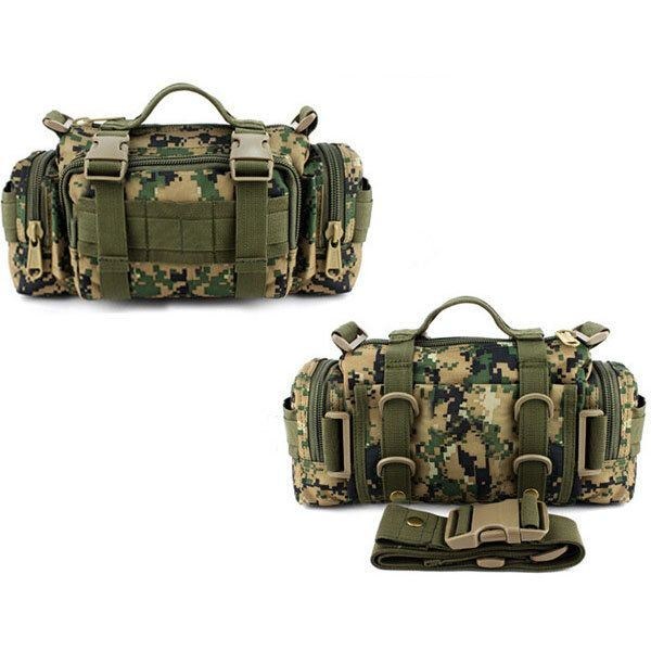 Herre Multifunktionel Tactical Outdoor Camouflage Crossbody Brysttaske