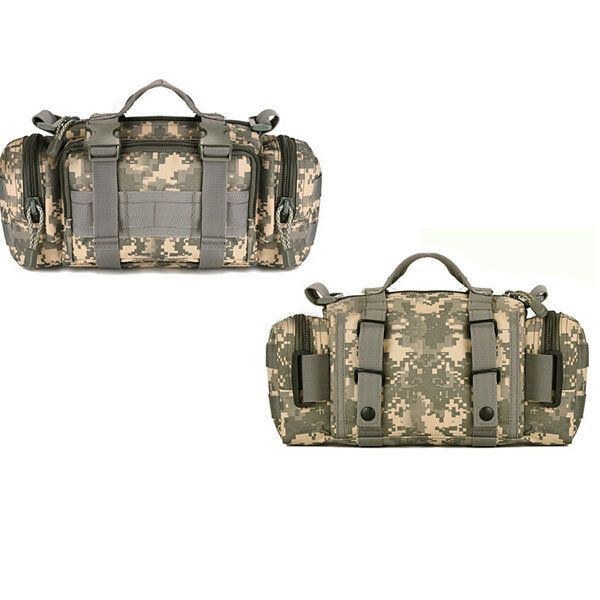 Herre Multifunktionel Tactical Outdoor Camouflage Crossbody Brysttaske