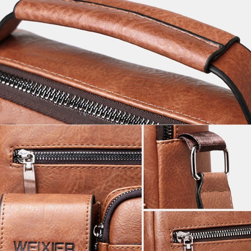 Herre Multifunktionstaske Casual Crossbody-taske Skuldertaske Håndtaske Business-taske