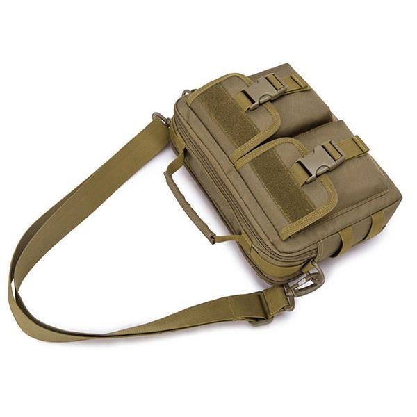 Herre Ny Canvas Tactical Camo Casual Crossbody Taske