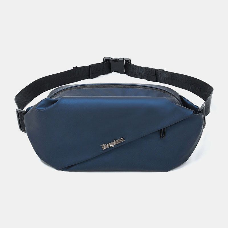 Herre Nylon Multi-bære Vandtæt Udendørs Crossbody Taske Brysttaske Sling Bag