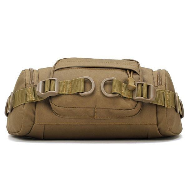 Herre Nylon Udendørs Vandtæt Tactical Sling Bag Brysttaske Taljetaske Crossbody Taske