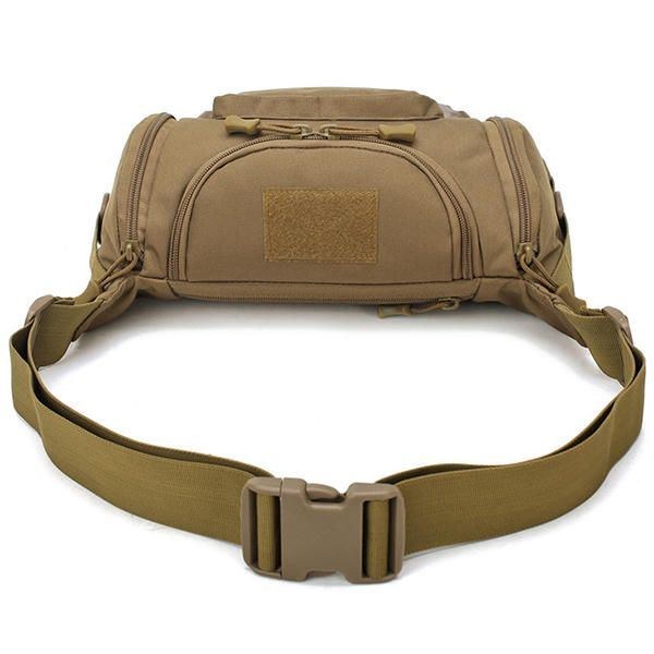 Herre Nylon Udendørs Vandtæt Tactical Sling Bag Brysttaske Taljetaske Crossbody Taske