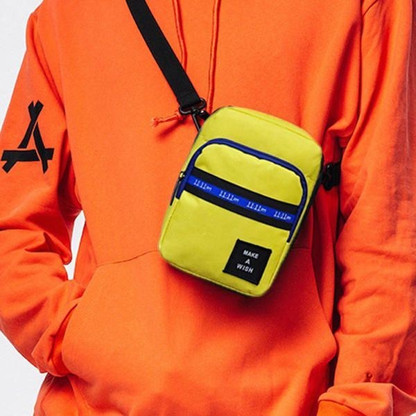 Herre Og Kvinder Crossbody-taske Color Block Lynlåstasker Vandtætte Til Rejser