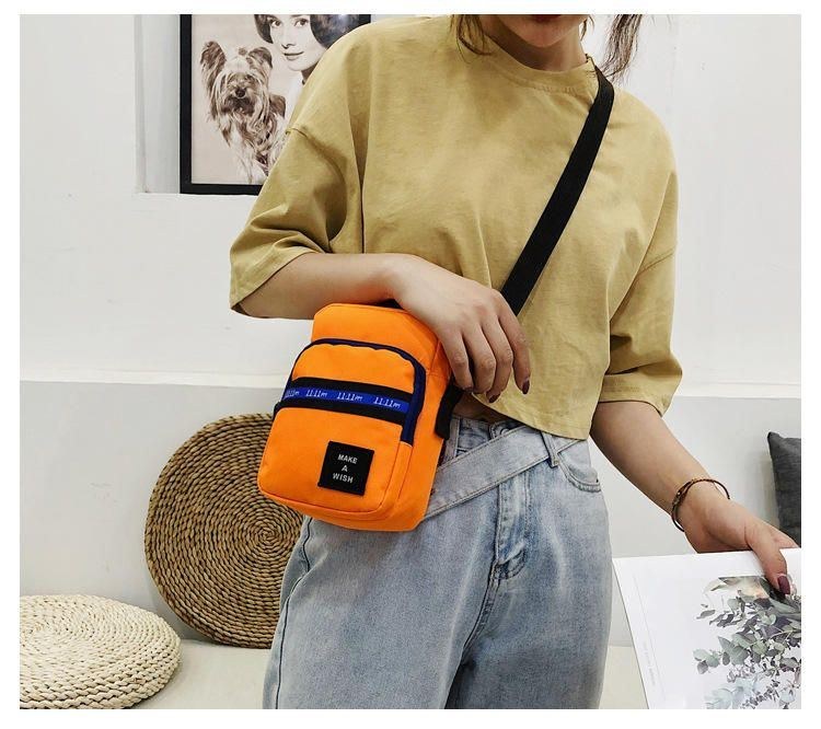 Herre Og Kvinder Crossbody-taske Color Block Lynlåstasker Vandtætte Til Rejser