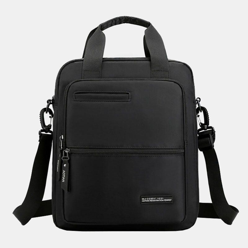 Herre Oxford Klud Stor Kapacitet Vandtæt Multi-bære Multifunktionel 13 Tommer Bærbar Taske Dokumentmappe Skuldertaske Crossbody Taske