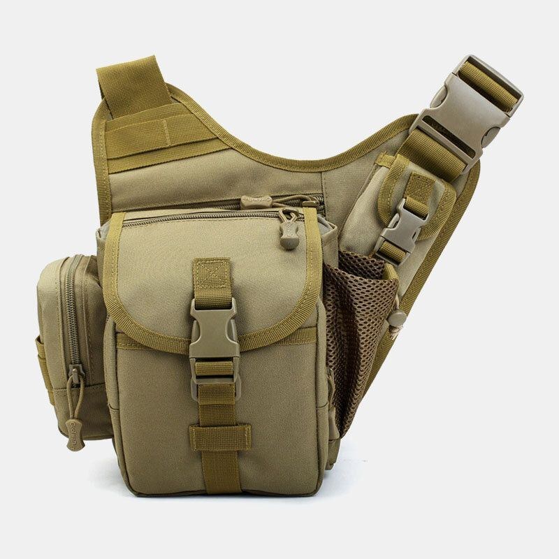 Herre Oxford Udendørs Ridning Sport Camo Vandtæt Crossbody-taske Med Stor Kapacitet Taljetaske Sadeltaske