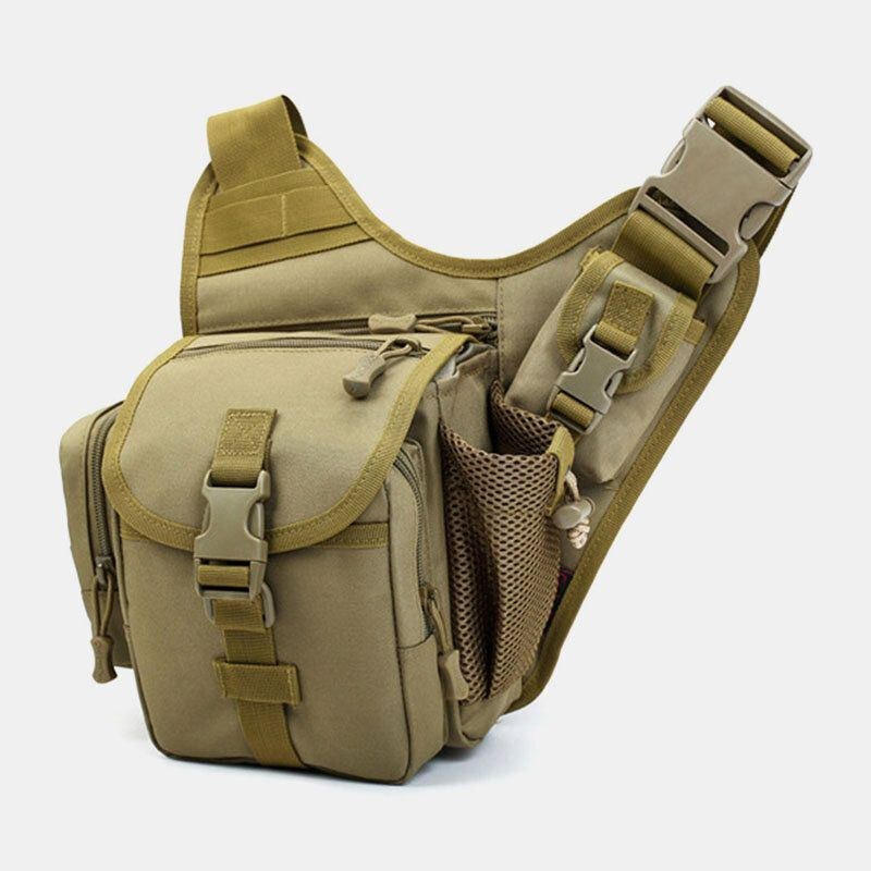 Herre Oxford Udendørs Ridning Sport Camo Vandtæt Crossbody-taske Med Stor Kapacitet Taljetaske Sadeltaske