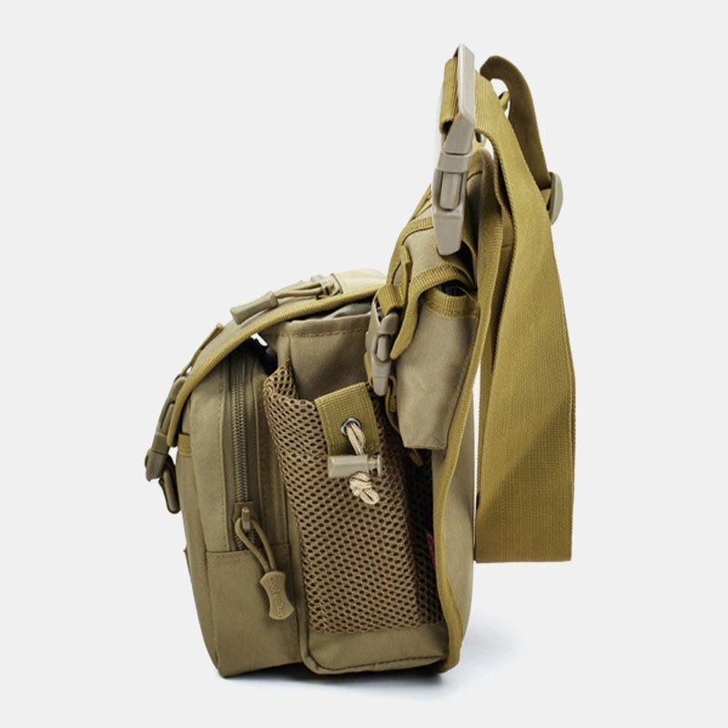 Herre Oxford Udendørs Ridning Sport Camo Vandtæt Crossbody-taske Med Stor Kapacitet Taljetaske Sadeltaske