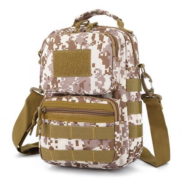 Herre Tactical Crossboby Taske Camouflage Vandtæt Udendørs Sholder Bag Håndtaske