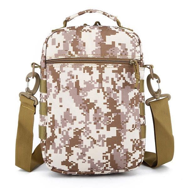 Herre Tactical Crossboby Taske Camouflage Vandtæt Udendørs Sholder Bag Håndtaske