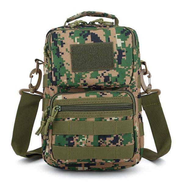 Herre Tactical Crossboby Taske Camouflage Vandtæt Udendørs Sholder Bag Håndtaske