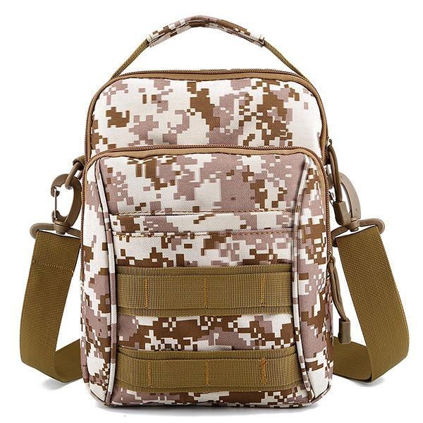 Herre Udendørs Sport Rejse Camouflage Farve Taktisk Skulder Crossbody Taske