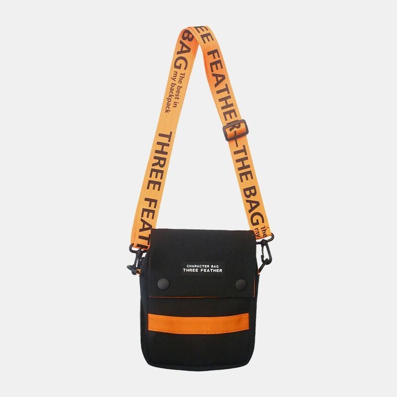 Herre Unisex Nylon Mini Mode Afslappet Udendørs Hip-hop Crossbody Taske Skuldertaske