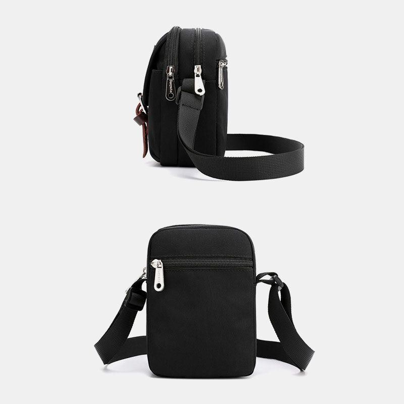 Herre Unisex Nylon Mini Nem At Bære Afslappet Skuldertaske Cross Body Taske