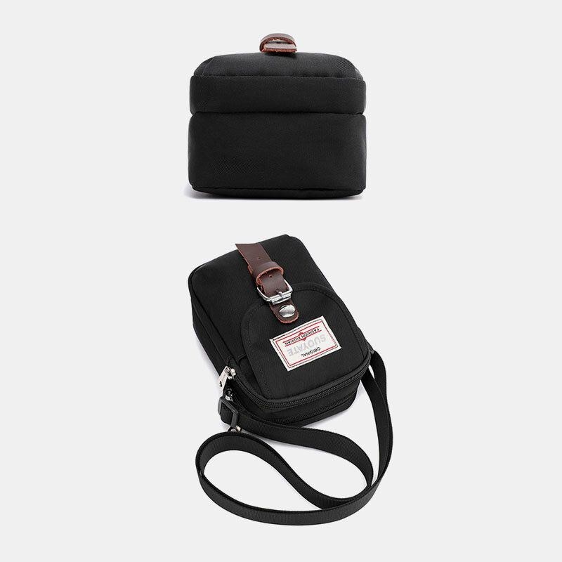 Herre Unisex Nylon Mini Nem At Bære Afslappet Skuldertaske Cross Body Taske