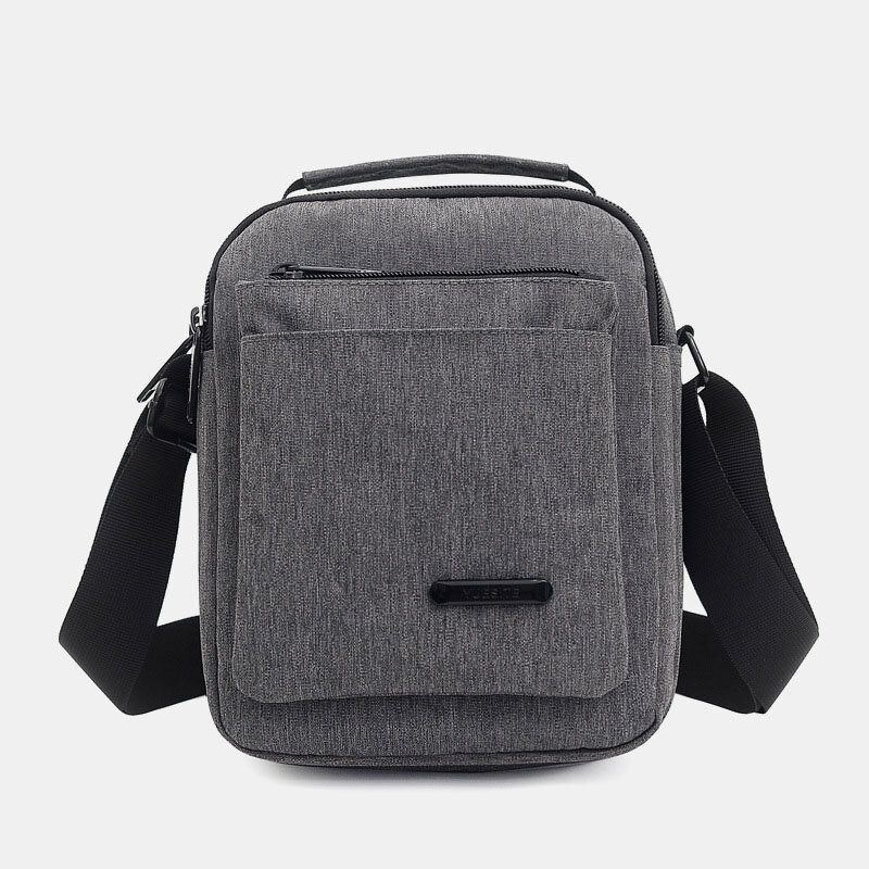 Herre Vandtæt Casual Nylon Crossbody Taske Skuldertaske Til Udendørs Kontor