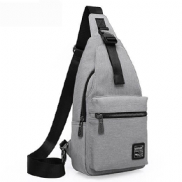 Kaka® Mænd Fashion Chest Pack Stor Kapacitet Swagger Bag Crossbody Rejsetaske