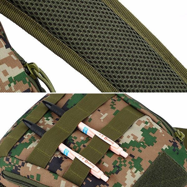 Nylon Udendørs Militær Taktisk Crossbody Taske Til Mænd