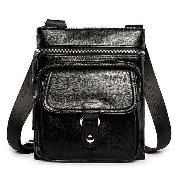 Vintage Business Casual Multifunktionel Crossbody-taske Til Mænd