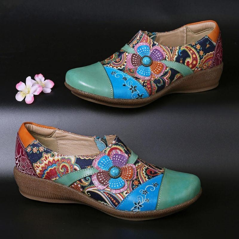 Dame Casual Floral Lynlås Pumps