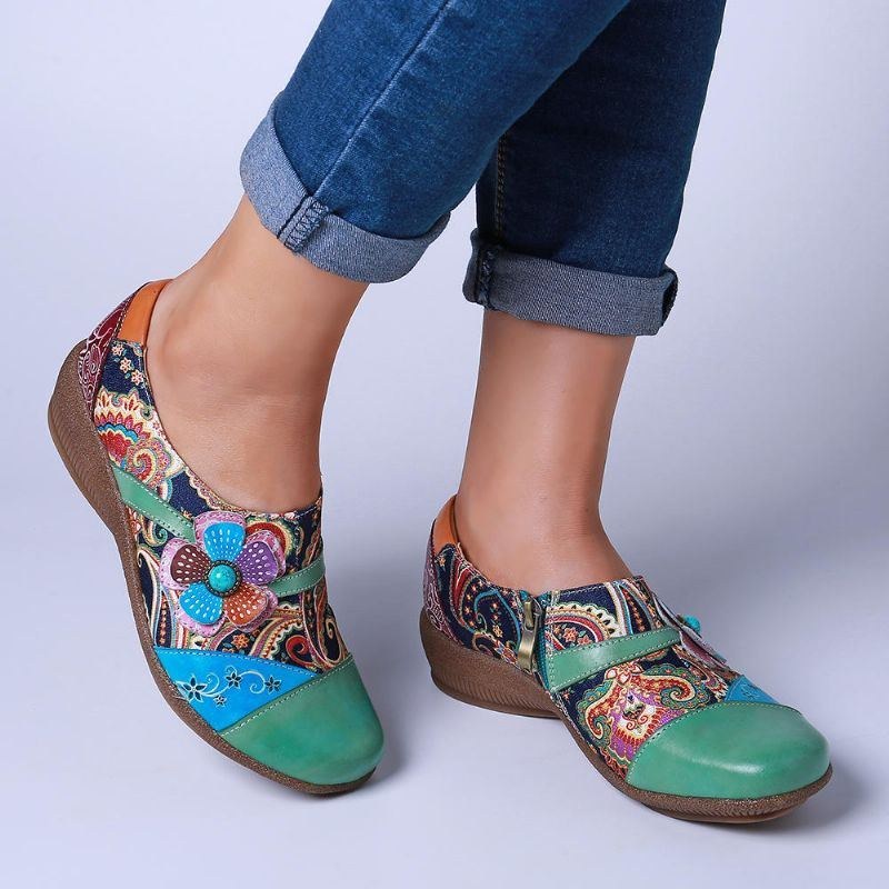 Dame Casual Floral Lynlås Pumps